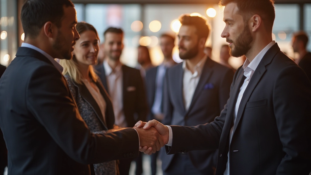 Professionelle Netzwerkveranstaltung mit Karrieremöglichkeiten